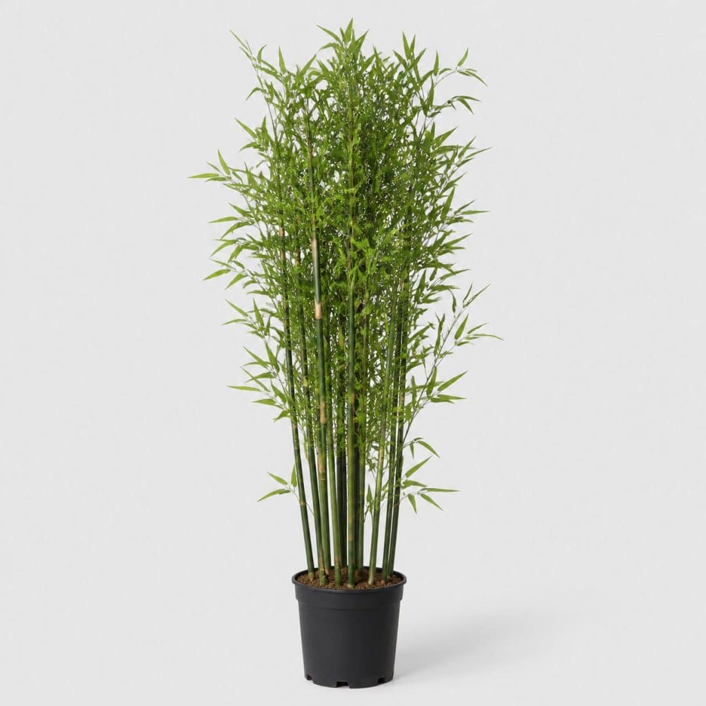 Bambou Fargesia robusta au port vertical en pot