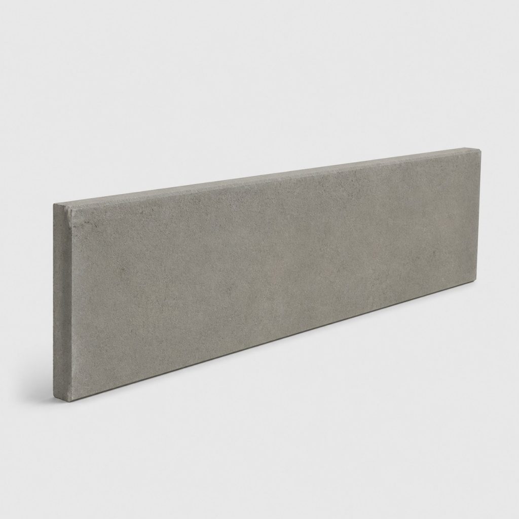 Bordurette béton 100 x 25 x 5 cm à tête plate