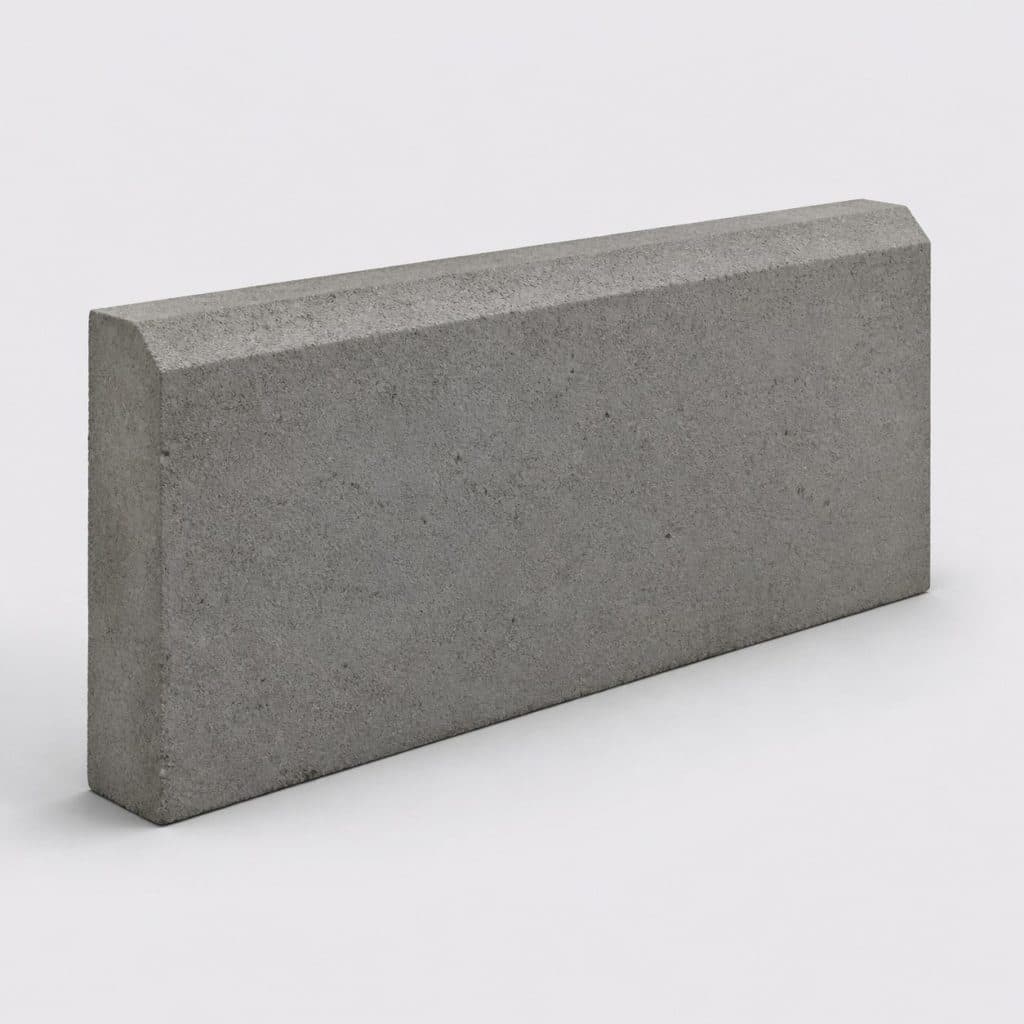 Bordure béton hauteur 30 cm à tête biseautée