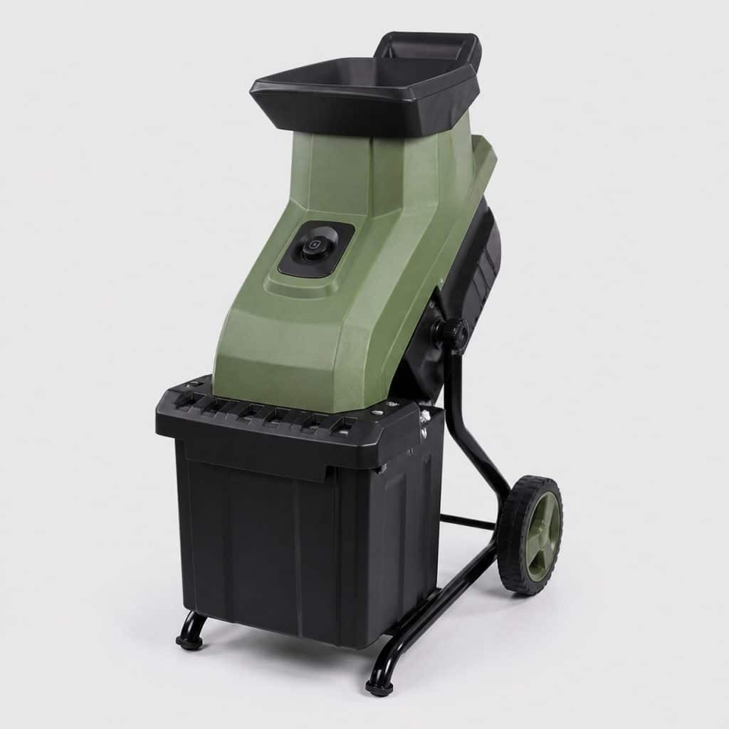 Broyeur de branches électrique à rotor 2500 W sur roues