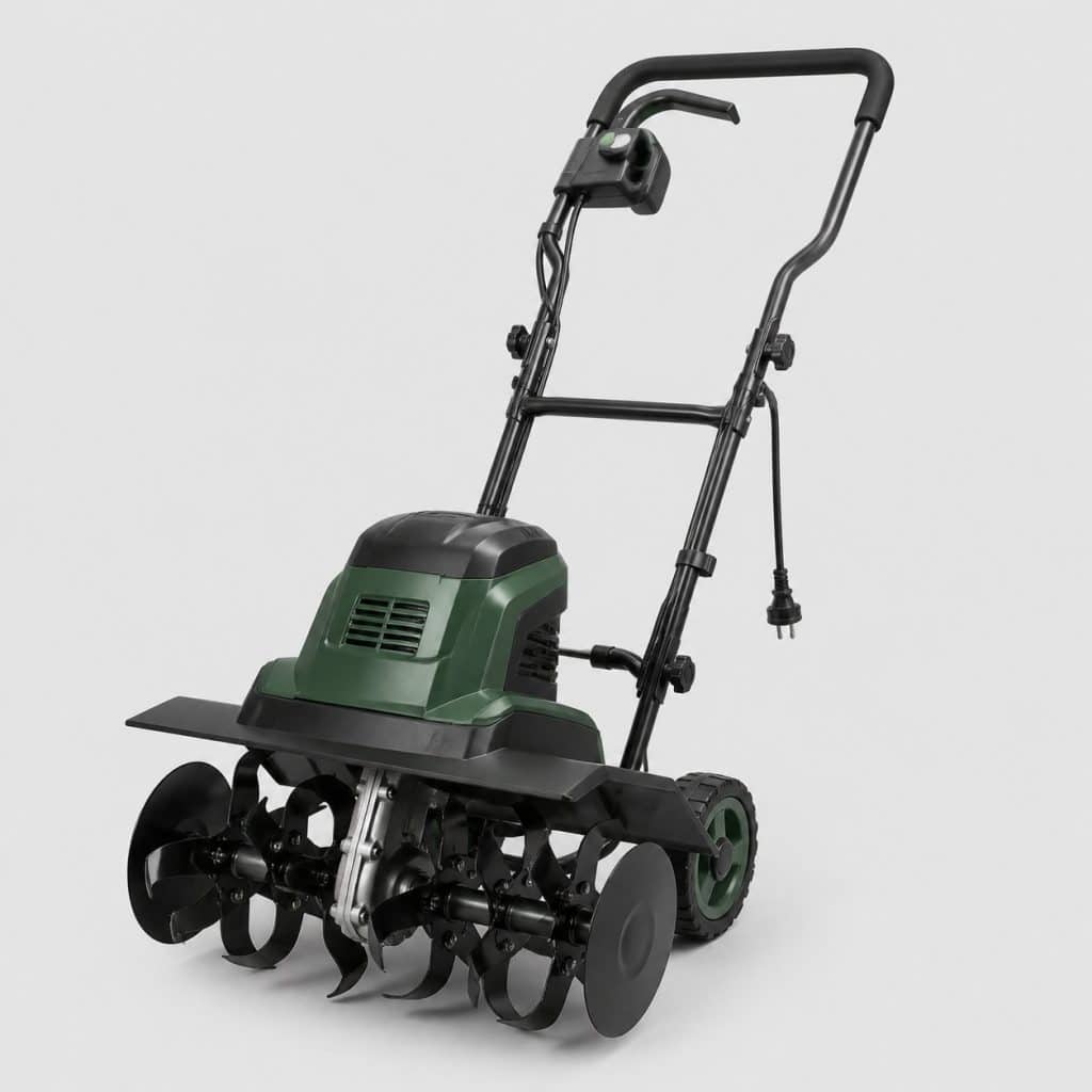 Motobineuse électrique filaire robuste à fraises acier