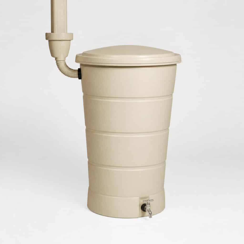 Récupérateur d'eau de pluie de 500 L avec kit collecteur