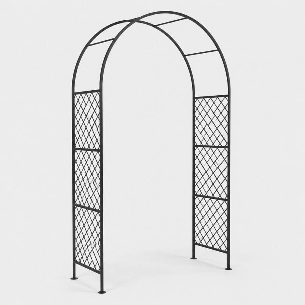 Arche à rosiers en acier pour l'extérieur