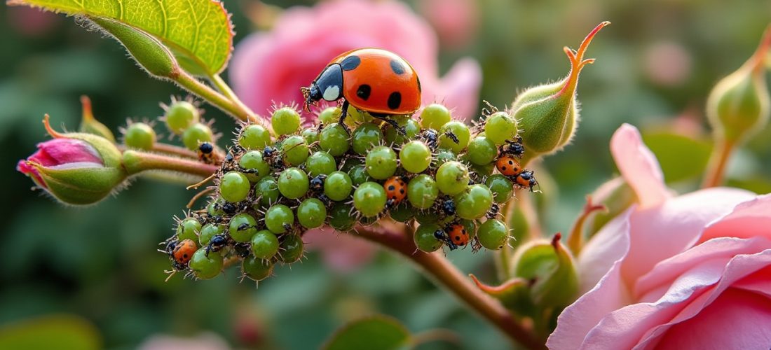 découvrez des méthodes naturelles pour limiter les colonies de pucerons sur votre rosier sans avoir à traiter toute la plante. protégez votre rosier efficacement et respectueusement.